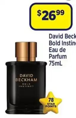 Star Discount Chemist David Beckham Bold Instinct Eau de Parfum offer