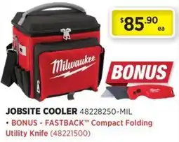 Gasweld Tool Centre Milwaukee Jobsite Cooler offer