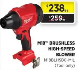 Gasweld Tool Centre Milwaukee M18 Brushless High-Speed Blower offer