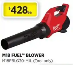 Gasweld Tool Centre Milwaukee M18 FUEL™ Blower offer