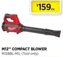 Gasweld Tool Centre Milwaukee M12™ Compact Blower offer