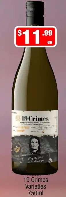 Liquor Stax 19 Crimes Varieties offer