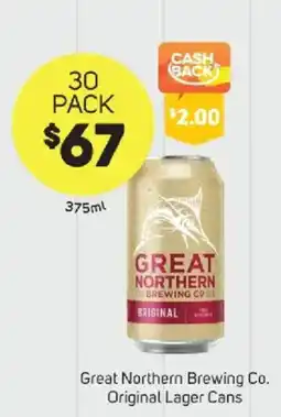 Foodland Great Northern Brewing Co. Original Lager Cans offer