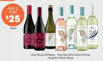 Grant Burge GB Range - Tatachilla White Admiral Range Houghton Classic Range