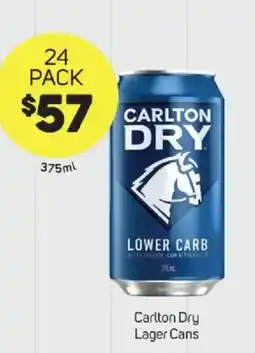 Foodland Carlton Dry Lager Cans offer