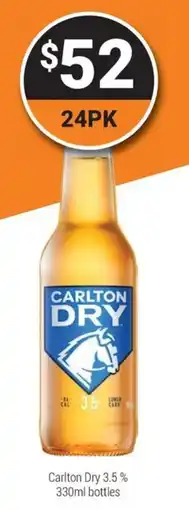 Super Cellars Carlton Dry offer
