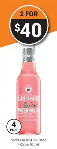 Super Cellars Vodka Cruiser Juicy Watermelon offer