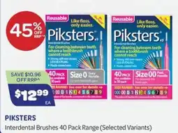 Health Save Piksters Interdental Brushes offer
