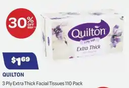 Health Save Quilton 3 Ply Extra Thick Facial Tissues offer