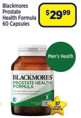 Blackmores Prostate Health Formula