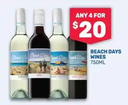 Bottlemart Beach Days Wines offer