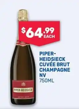 Bottlemart Piper-Heidsieck Cuvée Brut Champagne offer