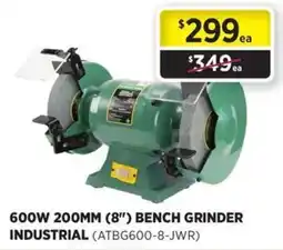 Gasweld Tool Centre Industrial 600W 200MM (8") Bench Grinder offer