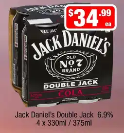 Liquor Stax Jack Daniel's Double Jack Cola offer