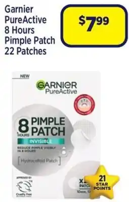 Star Discount Chemist Garnier PureActive 8 Hours Pimple Patch offer