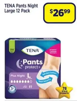 Star Discount Chemist TENA Pants Night offer