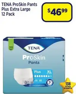 Star Discount Chemist TENA ProSkin Pants Plus offer
