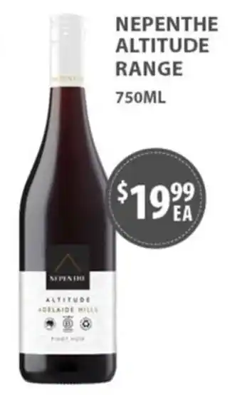 Nepenthe Altitude Adelaide Hills Pinot Noir