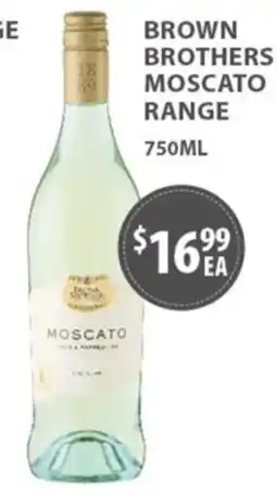 Star Liquor Brown Brothers Moscato offer