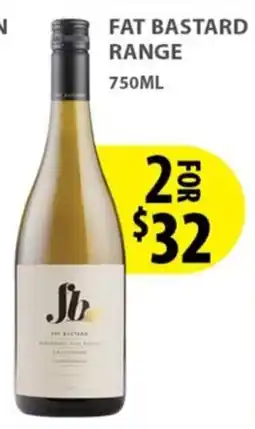 Star Liquor Fat Bastard White Wine offer