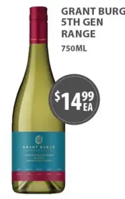 Star Liquor Grant Burge 5th Gen Range offer