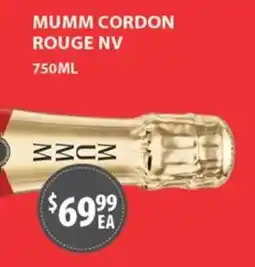 Star Liquor Mumm Cordon Rouge NV offer