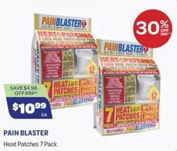 Health Save Pain Blaster Heat Patches 7 Pack offer