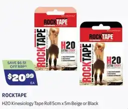 Health Save Rocktape H20 Kinesiology Tape Roll offer