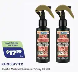 Health Save Pain Blaster Joint & Muscle Pain Relief Spray offer