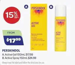 Health Save Perskindol Active Gel offer
