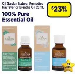 Star Discount Chemist Oil Garden Natural Remedies Hayfever or Breathe Oil offer