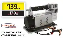 Gasweld Tool Centre Toolex Industrial 12V Portable Air Compressor offer