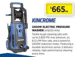 Gasweld Tool Centre Kincrome 2400W Electric Pressure Washer offer