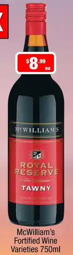 Liquor Stax McWilliam's Fortified Wine Varieties offer