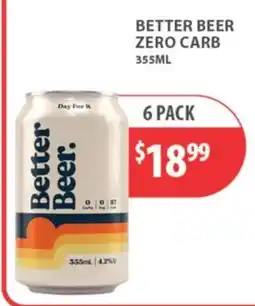Star Liquor Better Beer Zero Carb offer