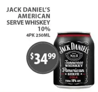 Jack Daniel's American Serve Whiskey