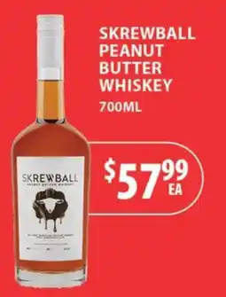 Star Liquor Skrewball Peanut Butter Whiskey offer