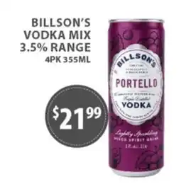 Star Liquor Billson's Portello offer