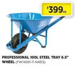 Gasweld Tool Centre Professional 100L Steel Tray 6.5" Wheel offer