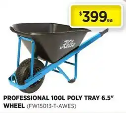 Gasweld Tool Centre Kelia Professional 100L Poly Tray 6.5" Wheel offer