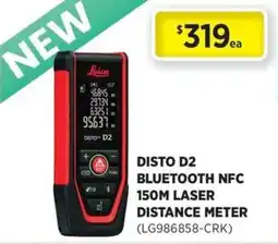 Gasweld Tool Centre Leica DISTO D2 Bluetooth NFC 150M Laser Distance Meter offer