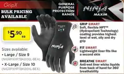 Gasweld Tool Centre Ninja Maxim GripX gloves offer