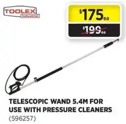 Gasweld Tool Centre Toolex Industrial Telescopic Wand 5.4m for Use with Pressure Cleaners offer