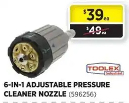 Gasweld Tool Centre Toolex Industrial 6-in-1 Adjustable Pressure Cleaner Nozzle offer