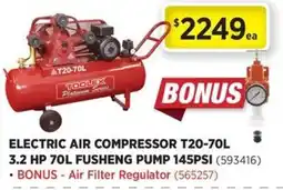 Gasweld Tool Centre Electric Air Compressor T20-70L offer