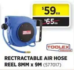 Gasweld Tool Centre Toolex Industrial Retractable Air Hose Reel offer