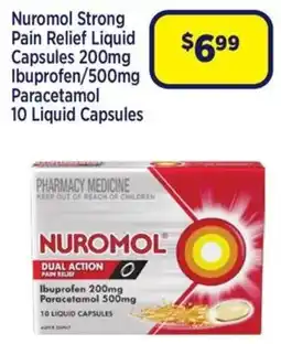 Star Discount Chemist Nuromol Strong Pain Relief Liquid Capsules offer