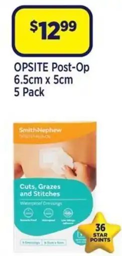 Star Discount Chemist Opsite Post-Op offer