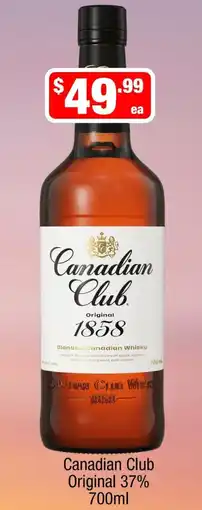 Liquor Stax Canadian Club Original offer