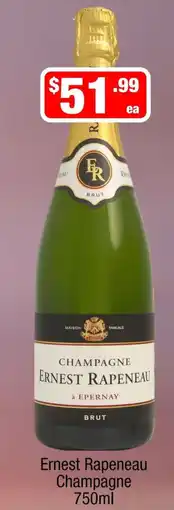 Liquor Stax Ernest Rapeneau Champagne offer
